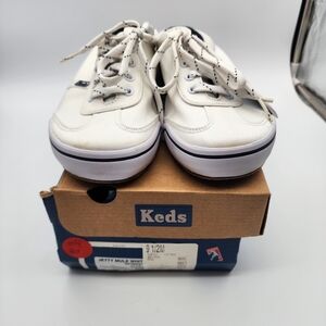 Y2K Keds White Jetty Mule Canvas Slip On Shoe Ladies Size 9.5M - NIB- See Photos
